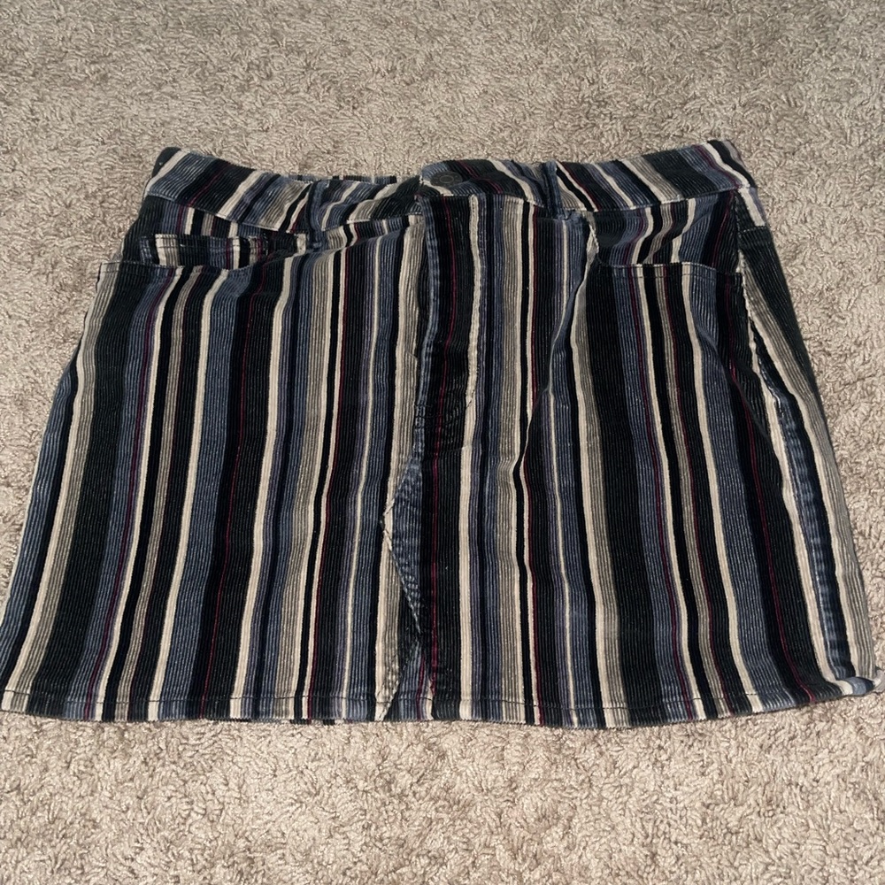 striped mini skirt from nordstrom